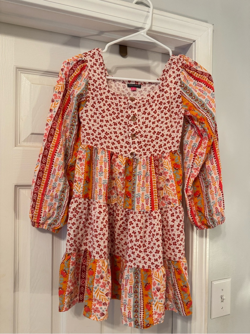 Vince Camuto - Boho Tiered Floral KIDS dress